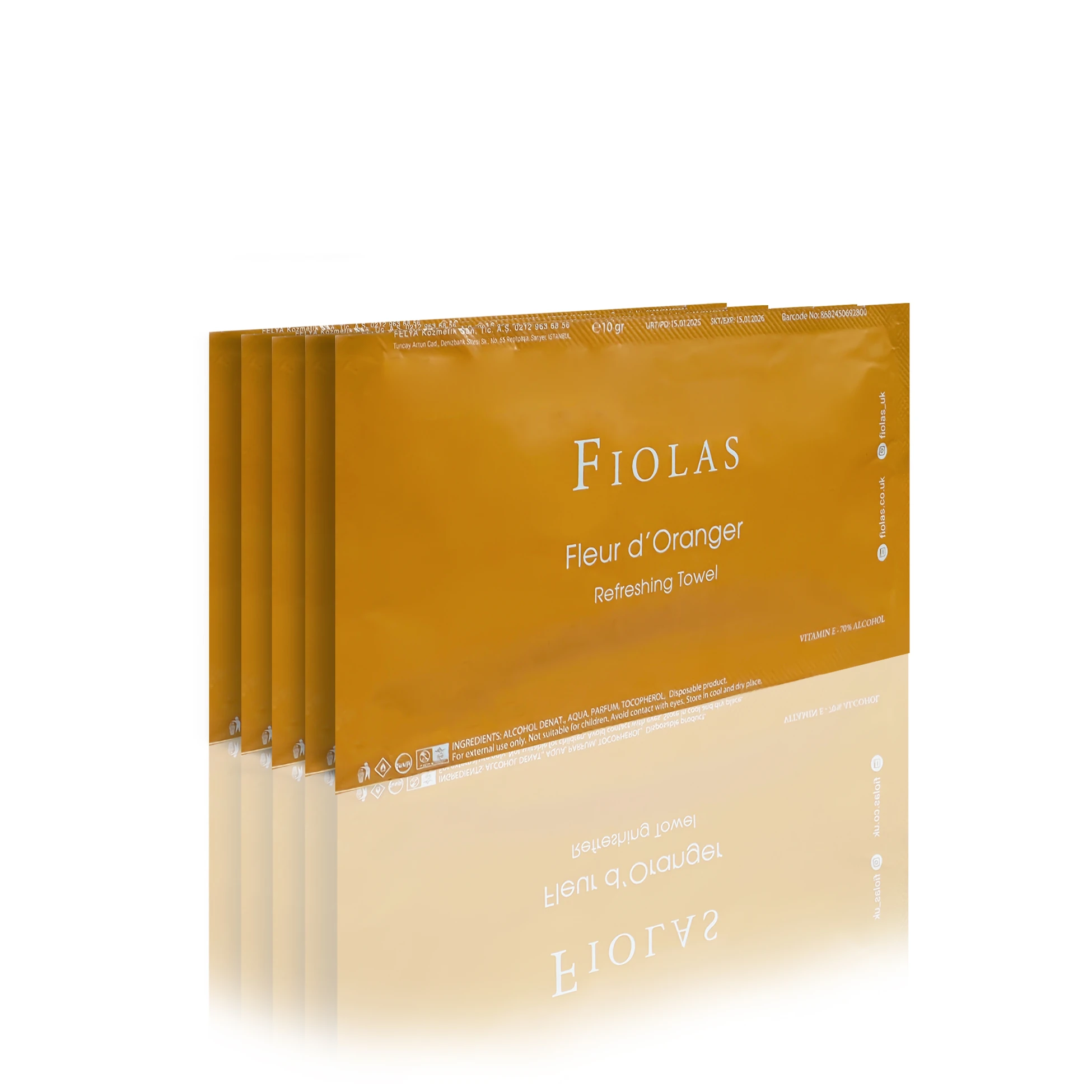 fleur-doranger-islak-mendil-2 Fleur D’oranger Refreshing Towel - Pack Of 10 - Image 1